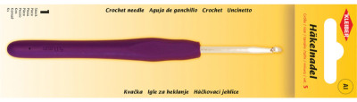 KLEIBER Crochet, taille 5, manche plastique, bordeaux