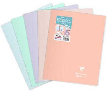 Clairefontaine Cahier Koverbook Blush, 240 x 320 mm, assorti