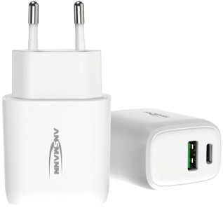 ANSMANN Chargeur USB Home Charger HC218PD, 2x port USB, noir