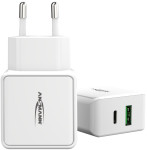 ANSMANN Chargeur USB Home Charger HC218PD, 2x port USB,blanc ANSMANN Chargeur USB Home Charger HC218PD, 2x port USB,blanc