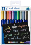 STAEDTLER Permanent-Marker metallic calligraphy, 10er Etui STAEDTLER Permanent-Marker metallic calligraphy, 10er Etui