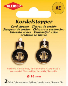KLEIBER Stoppeur de cordon, métal, argent