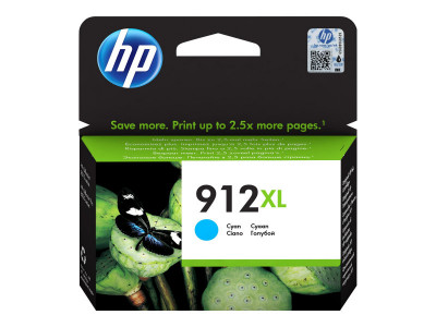 HP : HP 912XL HIGH YIELD CYAN cartouche encre d'origine