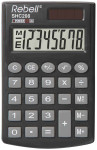 Rebell Calculatrice de poche SHC 208, noir