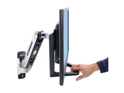 Ergotron : kit SINGLE MONITOR HANDLE E-COAT BLACK