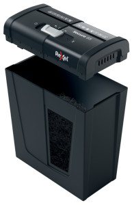 REXEL Destructeur de documents Secure S5, bandes 6 mm, noir