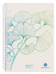herlitz Cahier spiralé GREENline Vague, A5, quadrillé herlitz Cahier spiralé GREENline Vague, A5, quadrillé