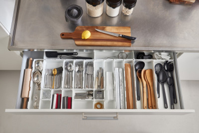 Module 4 pour tiroir Plast Team, blanc