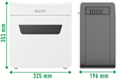 LEITZ Destructeur de documents IQ Protect Premium 6X, blanc