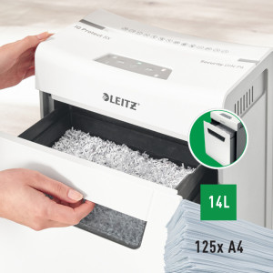 LEITZ Destructeur de documents IQ Protect Premium 8X, blanc