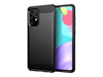 DLH : BLACK SILICONE CASE pour GALAXY A52 5G (SM-A526)