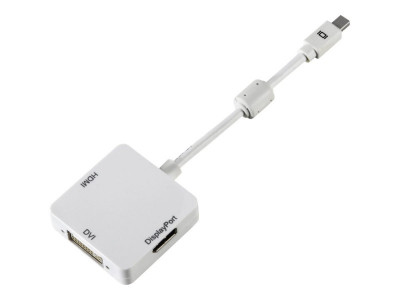 DLH : ADAPTATER MINI DISPLAYPORT TO HDMI/DVI/DISPLAYPORT