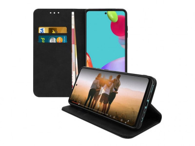 DLH : BLACK FOLIO CASE avec FLAP GALAXY A52/A52 5G