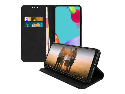 DLH : BLACK FOLIO CASE avec FLAP GALAXY A52/A52 5G