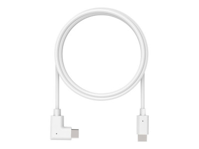 compulocks : 6FT USB-C TO USB-C 90-DEGREE cable CHARGE et data WHITE