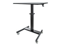 Startech : MOBILE STANDING DESK - PORTABLE SIT STAND ERGONOMIC ROLLING CART