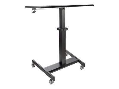 Startech : MOBILE STANDING DESK - PORTABLE SIT STAND ERGONOMIC ROLLING CART