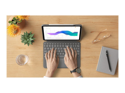 Logitech : COMBO TOUCH IPAD PRO 11IN 1-3G OXFORD GREY - CH