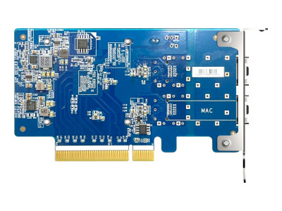 Qnap : 2 PORT SFP28 25GBE NW EXP card LOWPROFILE FORMFACT PCIEGEN4 X8