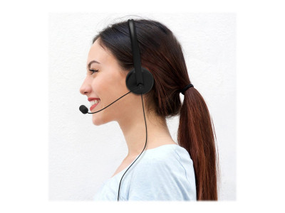 Port Technology : STEREO HEADSET avec MIC OFFICE