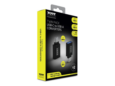 Port Technology : CONVERTER TYPE C TO USB 3.0 TWIN pack retail