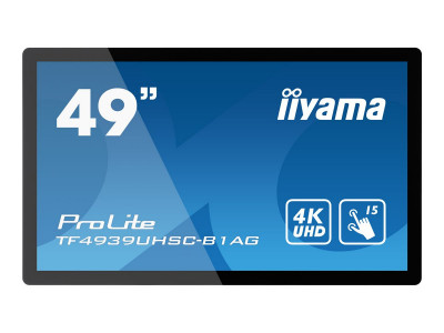 Iiyama : 49 PCAP ANTI-GLARE BEZEL FREE 15-POINTS TOUCH SCREEN 3840