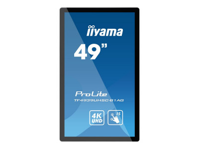 Iiyama : 49 PCAP ANTI-GLARE BEZEL FREE 15-POINTS TOUCH SCREEN 3840