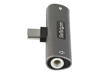 Startech : USB C AUDIO + CHARGE ADAPTER 3.5MM HEADSET JACK + PD CHARGING