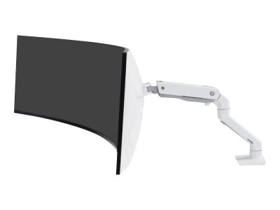 Ergotron : HX DESK MONITOR ARM avec HD PIVOT WHITE