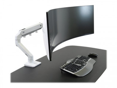 Ergotron : HX DESK MONITOR ARM avec HD PIVOT WHITE