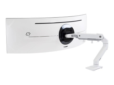 Ergotron : HX DESK MONITOR ARM avec HD PIVOT WHITE