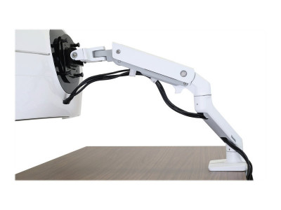 Ergotron : HX DESK MONITOR ARM avec HD PIVOT WHITE