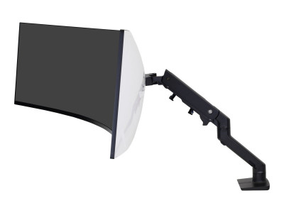 Ergotron : HX DESK MONITOR ARM avec HD PIVOT MATTE BLACK