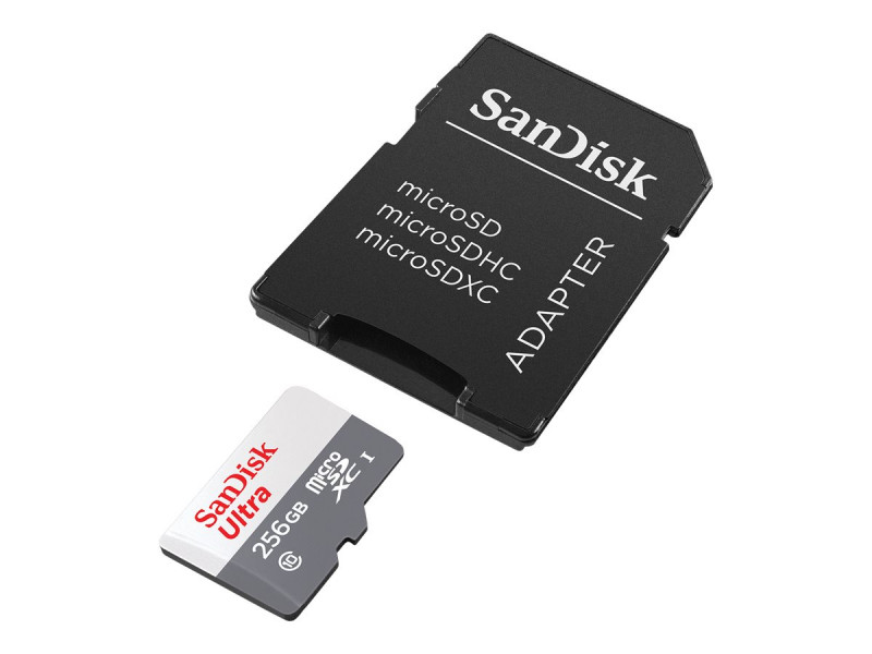 Carte mémoire SanDisk 256GB Ultra®microSDXC™ UHS-I La carte UHS-I