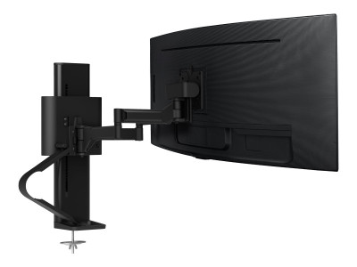 Ergotron : TRACE SINGLE MONITOR PANEL CLAMP MATTE BLACK