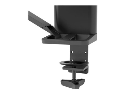 Ergotron : TRACE SINGLE MONITOR PANEL CLAMP MATTE BLACK