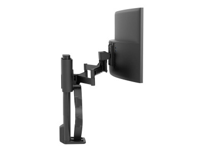 Ergotron : TRACE SINGLE MONITOR PANEL CLAMP MATTE BLACK