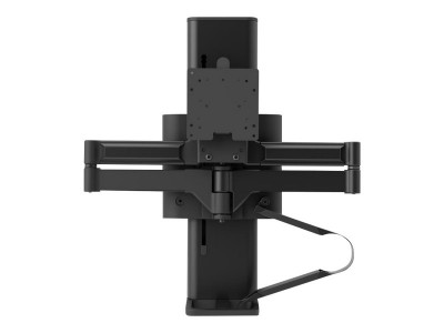 Ergotron : TRACE SINGLE MONITOR PANEL CLAMP MATTE BLACK