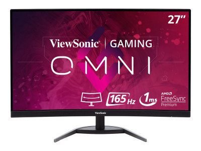 Viewsonic : 27IN LCD 16:9 1920X1080 CURVE 1MS 3000:1 2HDMI/DISPLAY PORT