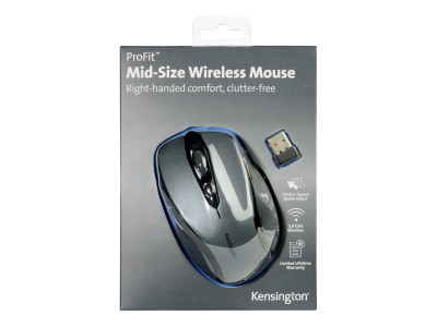 Kensington : SOURIS OPTIQUE PROFIT SANS FIL MID SIZE (GRAPHITE )