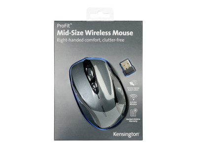 Kensington : SOURIS OPTIQUE PROFIT SANS FIL MID SIZE (GRAPHITE )