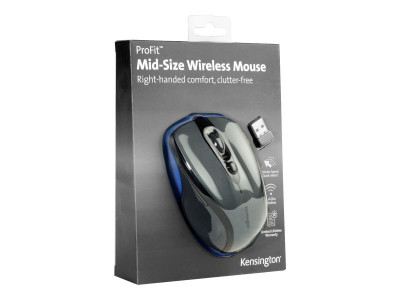 Kensington : SOURIS OPTIQUE PROFIT SANS FIL MID SIZE (GRAPHITE )