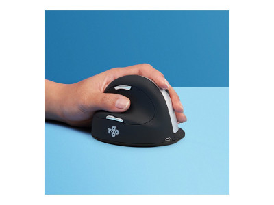 R-Go Tools R-Go HE Mouse, Souris ergonomique Gaucher, sans fil Grand