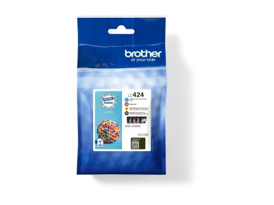 Brother : LC424VAL cartouches d'encre BLACK CYAN MAGENTA et YELLOW MULTIPACK