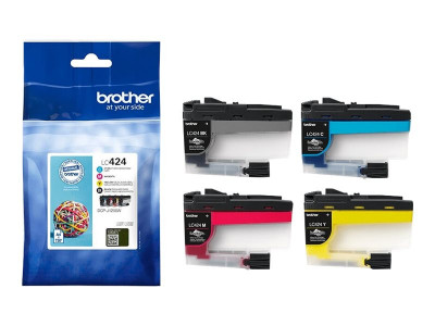 Brother : LC424VAL cartouches d'encre BLACK CYAN MAGENTA et YELLOW MULTIPACK