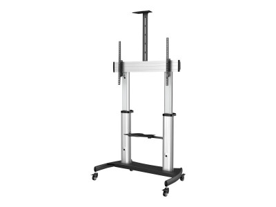 Startech : MOBILE TV CART - 60 TO 100IN TVS - HEIGHT ADJUSTABLE LOCKABLE