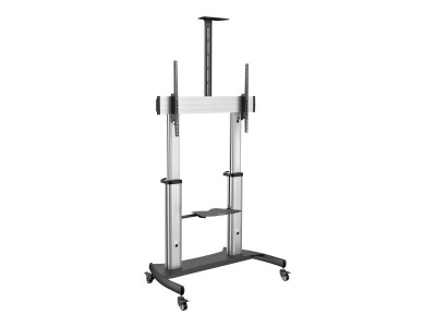Startech : MOBILE TV CART - 60 TO 100IN TVS - HEIGHT ADJUSTABLE LOCKABLE