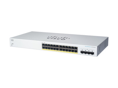 Cisco : CBS220 SMART 24-PORT GE 4X1G SFP