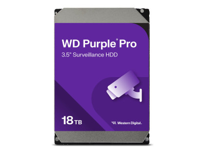 Western Digital : 18TB PURPLE PRO 512Mo 3.5IN SATA 6GB/S 7200RPM