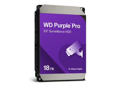 Western Digital : 18TB PURPLE PRO 512Mo 3.5IN SATA 6GB/S 7200RPM